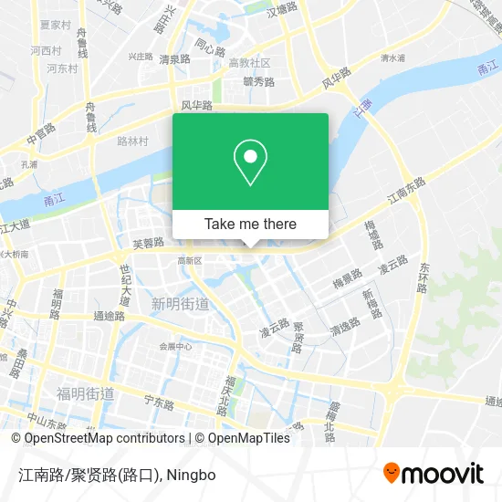 江南路/聚贤路(路口) map