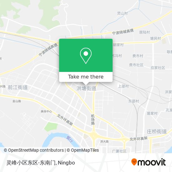 灵峰小区东区-东南门 map