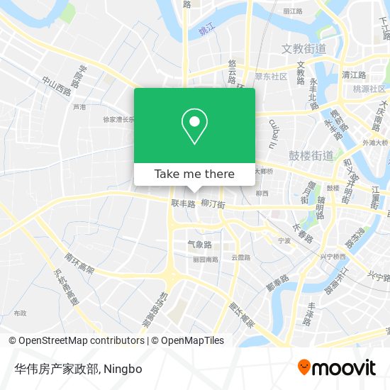 华伟房产家政部 map