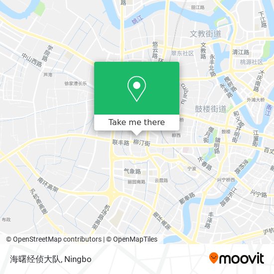 海曙经侦大队 map