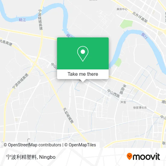 宁波利精塑料 map