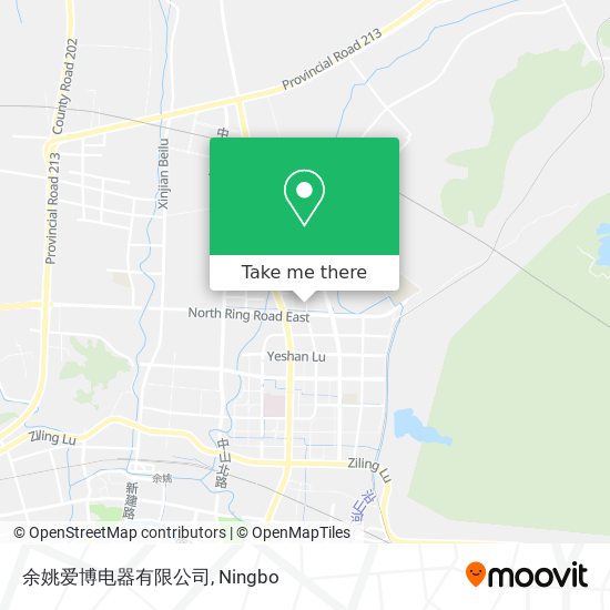 余姚爱博电器有限公司 map