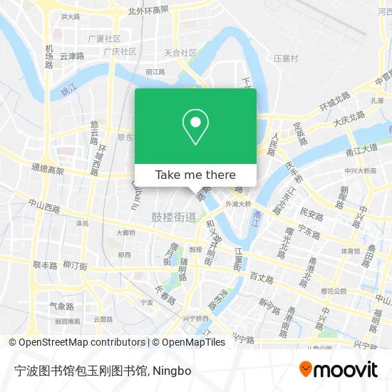 宁波图书馆包玉刚图书馆 map