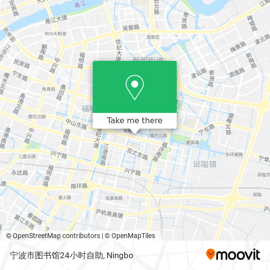 宁波市图书馆24小时自助 map