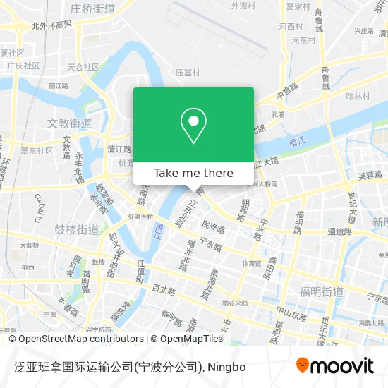 泛亚班拿国际运输公司(宁波分公司) map