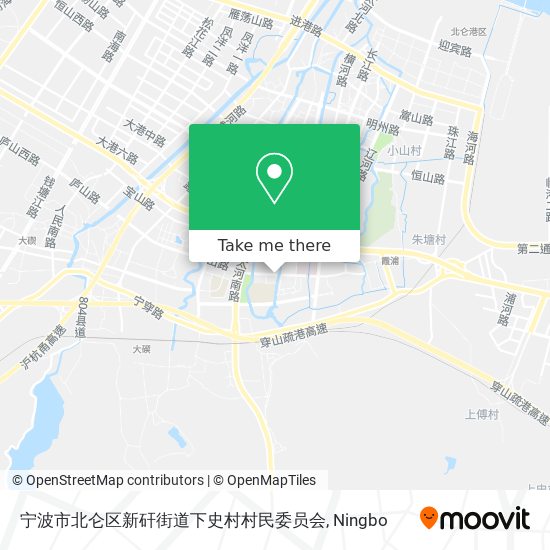 宁波市北仑区新矸街道下史村村民委员会 map