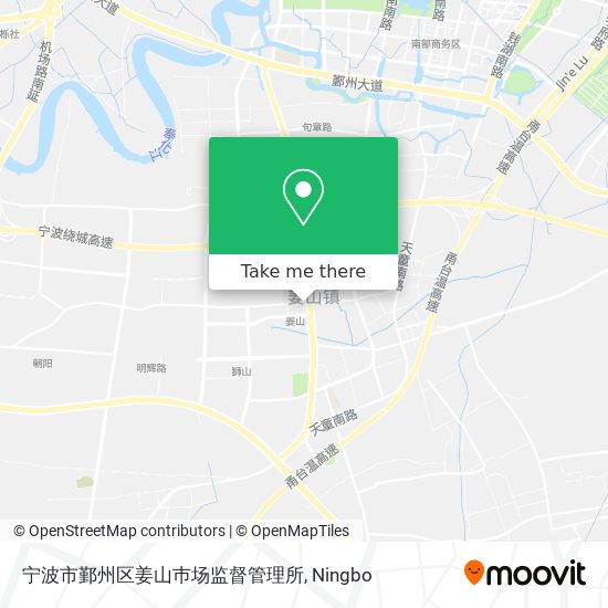 宁波市鄞州区姜山巿场监督管理所 map