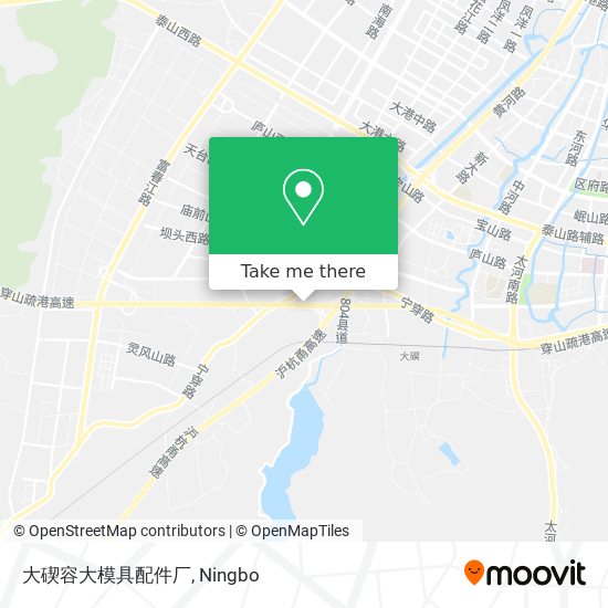 大碶容大模具配件厂 map