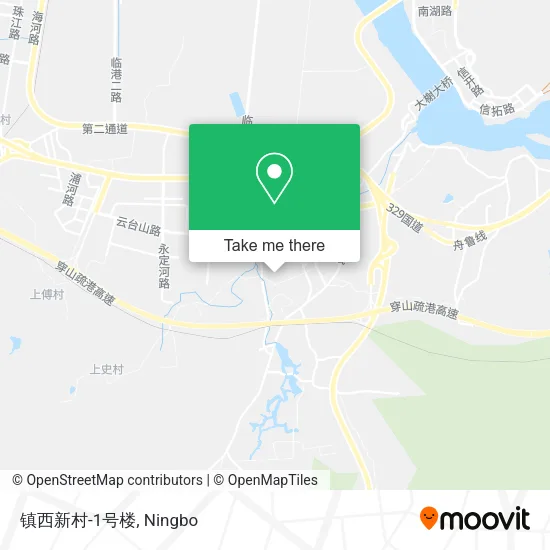 镇西新村-1号楼 map