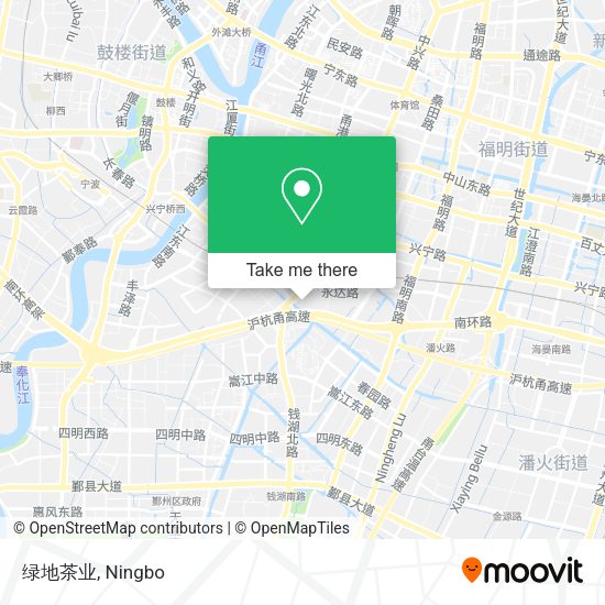 绿地茶业 map