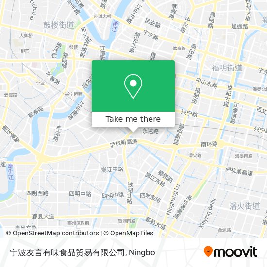 宁波友言有味食品贸易有限公司 map