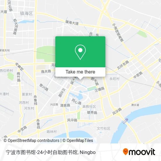 宁波市图书馆-24小时自助图书馆 map