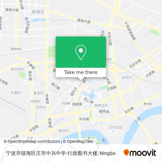 宁波市镇海区庄市中兴中学-行政图书大楼 map