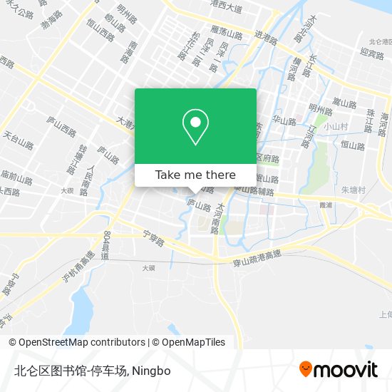 北仑区图书馆-停车场 map
