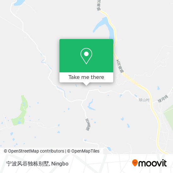 宁波风谷独栋别墅 map