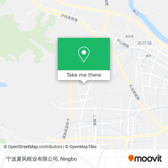 宁波夏风框业有限公司 map