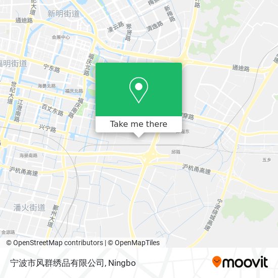 宁波市风群绣品有限公司 map