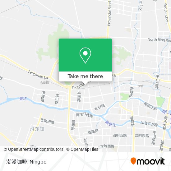 潮漫咖啡 map