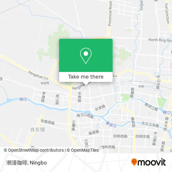 潮漫咖啡 map