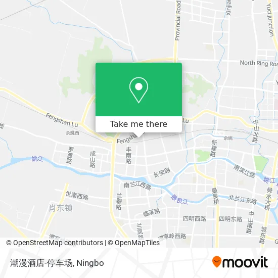 潮漫酒店-停车场 map