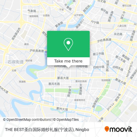 THE BEST圣白国际婚纱礼服(宁波店) map