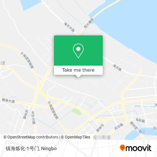 镇海炼化-1号门 map