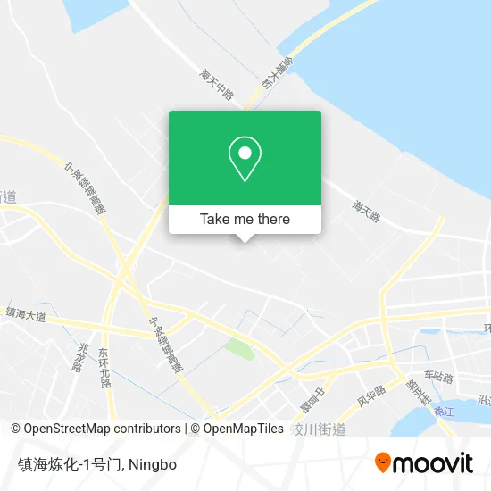 镇海炼化-1号门 map