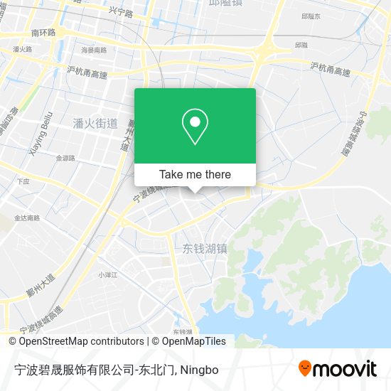 宁波碧晟服饰有限公司-东北门 map