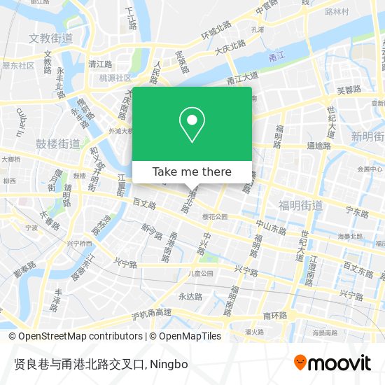 贤良巷与甬港北路交叉口 map