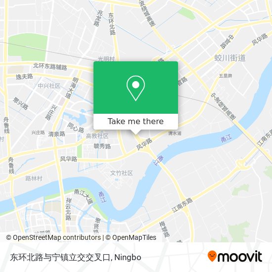 东环北路与宁镇立交交叉口 map