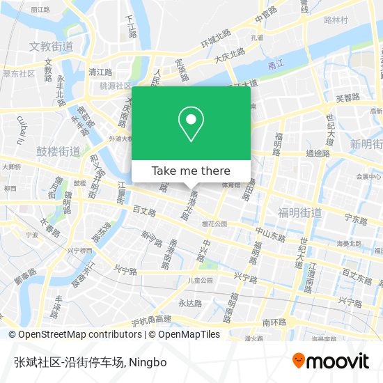 张斌社区-沿街停车场 map