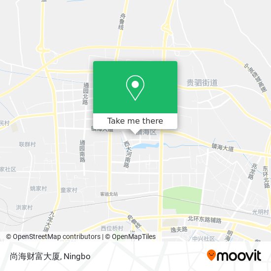 尚海财富大厦 map
