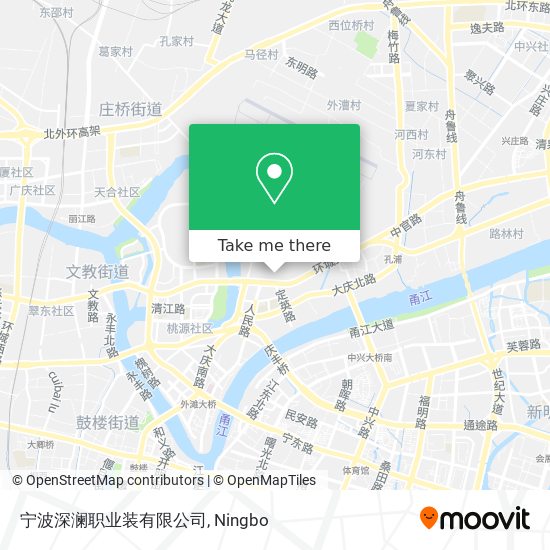 宁波深澜职业装有限公司 map