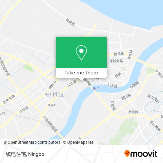镇电住宅 map