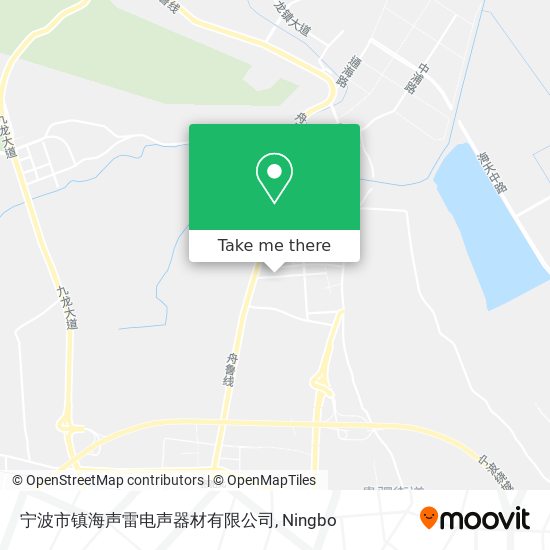 宁波市镇海声雷电声器材有限公司 map