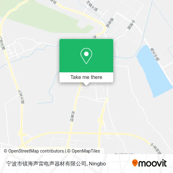 宁波市镇海声雷电声器材有限公司 map