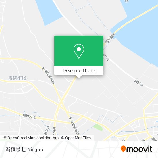 新恒磁电 map