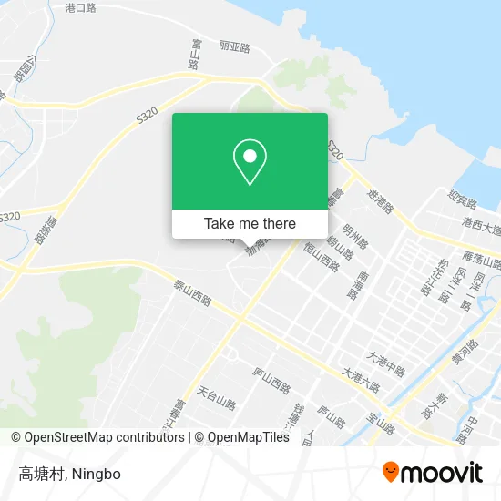 高塘村 map