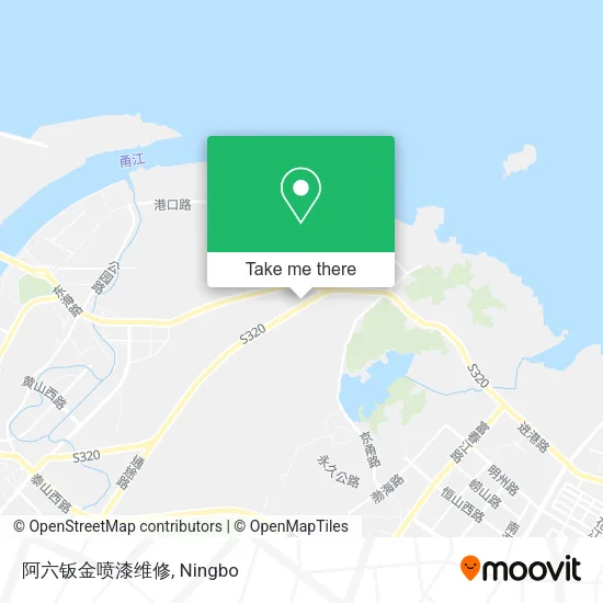 阿六钣金喷漆维修 map