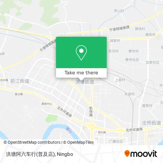 洪塘阿六车行(普及店) map