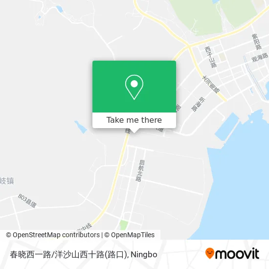 春晓西一路/洋沙山西十路(路口) map