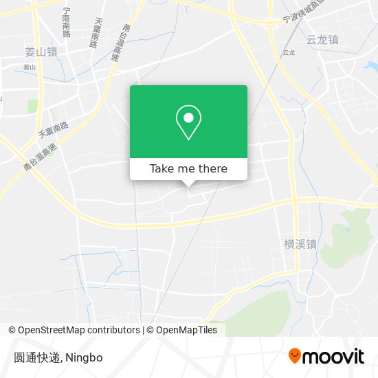 圆通快递 map