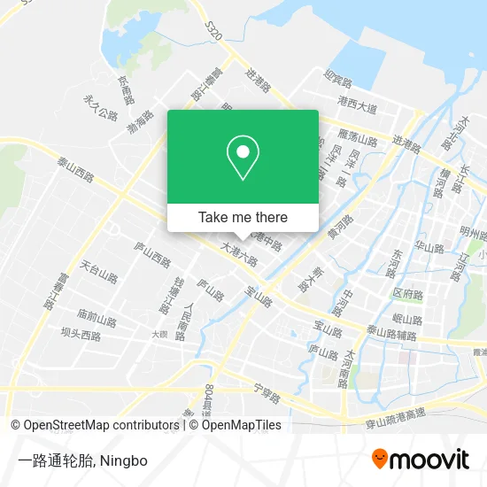 一路通轮胎 map