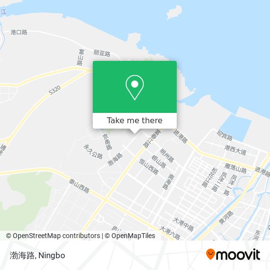 渤海路 map