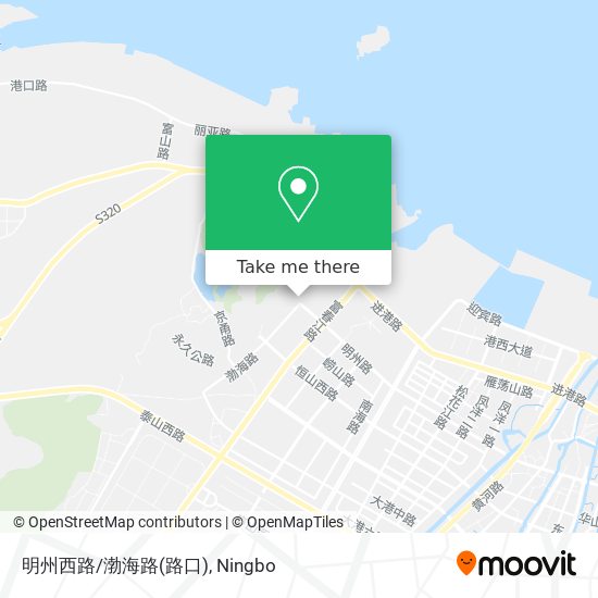 明州西路/渤海路(路口) map