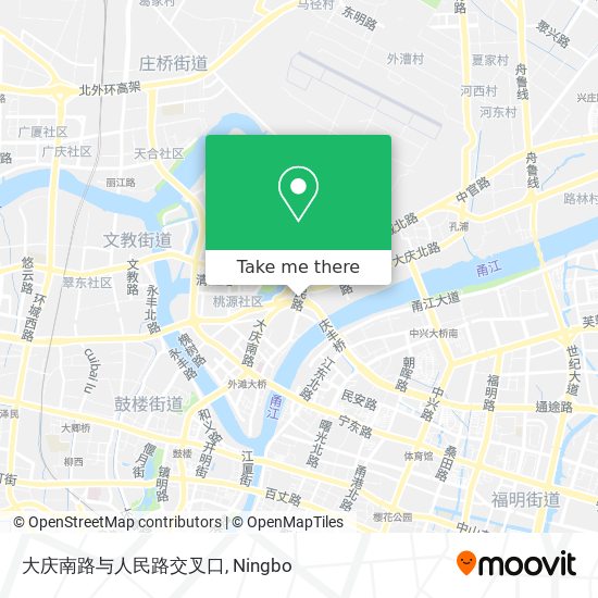 大庆南路与人民路交叉口 map