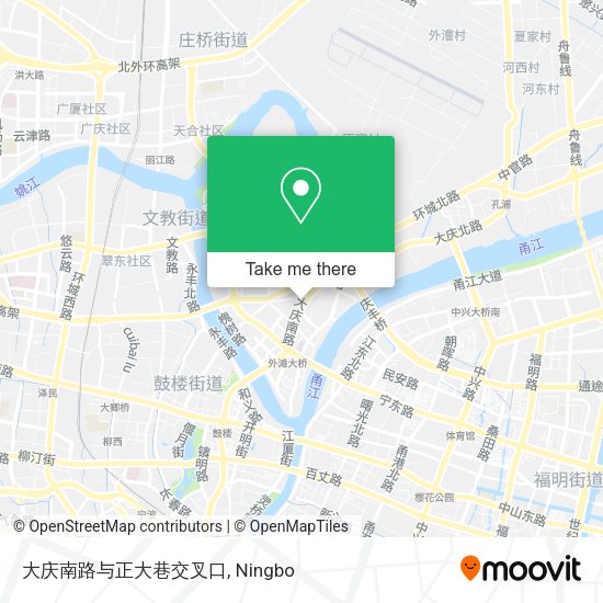 大庆南路与正大巷交叉口 map