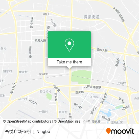 吾悦广场-5号门 map