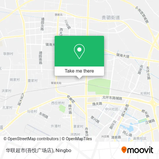 华联超市(吾悦广场店) map