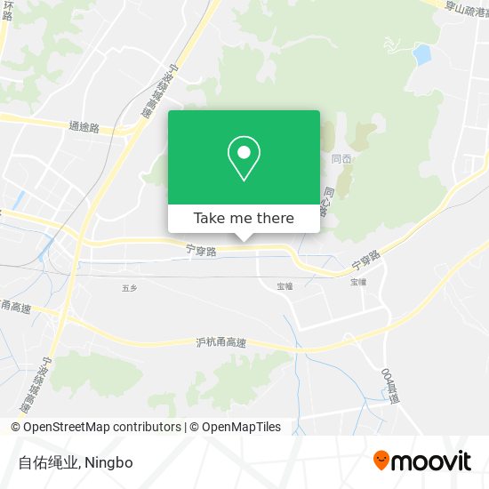 自佑绳业 map